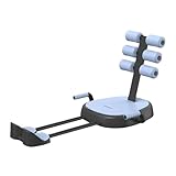 MotiveTech Sit Up Bar Bodenübung für Bauchmuskeltraining zu Hause – Tragbares Fitnessgerät – Unterstützung für Die Rumpfmuskulatur, Blau