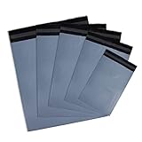 MXtore Versandtaschen für Kleidung 50-5 Stück verschiedene Größen Versandtaschen Versandtaschen,Selbstklebende Versandtaschen Verpackungsbeutel Reißfeste Paketbeutel für den Versand von Kleidung,Grau