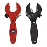Ratschen-Rohrabschneider 2er-Pack für 6-23 mm und 8-29 mm Kupfer-Aluminium-Edelstahlrohre mit Ratschenmechanismus für enge Räume und Einhandbedienung (B)
