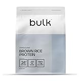 Bulk Naturreis-Protein 80, Veganer Proteinshake, Reisprotein, Veganes Protein Pulver, Eiweißpulver, 500 g