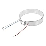 OKUMEYR Wasserkocher heizspirale Mini-Wasserkocher Propan-Adapter Heizmattenthermostat Wasserkessel luftbefeuchter luftfeuchter Warmwasser-Heizkörper Heizelement für Elektroherd Silver