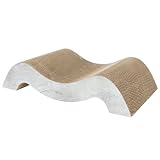 Kratzpappe XXL, 64 × 14 × 37 cm, grau