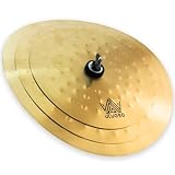 ULUOBO Clap Stack Becken, 17.8 cm/22.9 cm/27.9 cm -3-teiliger Beckenstapel mit Hammermarken, Smack Stack Becken für Schlagzeug Kits