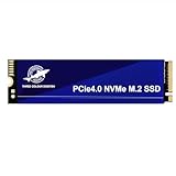 Dogfish 512 GB Interne SSD-Festplatte M.2 PCIe 4.0 NVMe 2280 Gen 4x4 bis zu 5000 MB/s 3D NAND Flash M Key, Speicheraufrüstung für Desktop-Computer, Laptop ps5