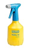 Gloria Handsprüher Hobby 10 FLEX | 1 L Sprühflasche mit Doppelhubpumpe| Über-Kopf-Sprühen | Stufenlos verstellbare Sprühdüse