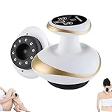 Vacuvia Massage 4-in-1 Massagegerät gegen Cellulite - Vakuum & Gua Sha Elektrisch, Straffere Haut & Bessere Durchblutung, Tiefenmassage mit Wärme, Für Ganzkörper Anwendung Zuhause (Weiß)