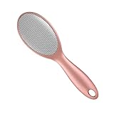 Healeved 1Stk Fußschleifer aus Edelstahl pediküre pedicure Fußpflege fußkur elektrischer Fußschrubber Fußentferner werkzeug doppelseitige Hornhautraspel Peeling-Tool für den Fuß Abs Golden