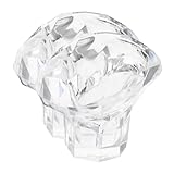 IWOWHERO Toilettenpresse Toiletten-Druckknopf WC-Spülknopf Klo-Druckknopf Toilettenknopf-Hilfsmittel Knopf zum Spülen des Toilettentanks Herzförmiger Spülknopf WC-Taster Plastik Transparent