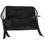 HOOTNEE Kinderwagen Bodenorganizer Tasche Universelle Kinderwagen Aufbewahrungstasche aus Oxford Gewebe Kleiner Schwarzer Aufbewahrungskorb für Babyartikel und Windeln Leichte Untere