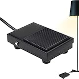 Metall-Fußpedal, Fußpedal für E-Bassgitarre, Fußknopf mit Draht, Rutschfester Holzbearbeitungsknopf, Fußknopf-Verlängerungskabel für Frauen, Männer