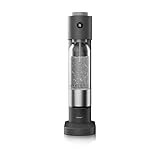 WMF Element One Wassersprudler – vollautomatische Edelstahl Sprudelmaschine mit 3 Graden, platzsparendes Design, eleganter Soda Maker & Sprudelgerät für prickelnden Genuss auf Knopfdruck, Farbe Lava
