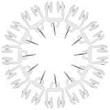 TOYANDONA 100 Stück Gardinenröllchen für Deckenmontage Leise Doppelte Laufräder Kompatibel mit Vorhangschienensystemen Geräuscharm Vielseitig für Wohnzimmer Schlafzimmer Balkon und Dusche