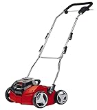 Einhell GE-SC 35/1 Li Solo Vertikutierer (2x18V, 35cm Arbeitsbr., bis 9mm Arbeitst., bürstenloser Elektromotor, Lieferung ohne Akkus & Ladegeräte)
