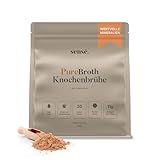 Knochenbrühe Pulver vom Weiderind, aus Deutschland, Bioaktiv, 350g – Kollagen Typ 1,2 & 3 | Unterstützt Gelenke, Darm und Haut | hoher Proteingehalt | Leaky Gut, Keto, Paleo | ohne Salz | Bone Broth