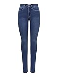 ONLY Damen Onlroyal High Waist Skinny Jeans, Blau (Medium Blue Denim), XL