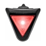 uvex plug-in LED XB039 Licht - passend für uvex i-vo, uvex air wing & finale junior Modelle - Dauer- oder Blinklicht - black-red - one size