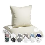 sleepwise Bettwäsche 135x200 Sommer Bettwäsche 2tlg - ÖKO-TEX, Traumhaft Weich, Atmungsaktiv, Bügelfrei & Knitterfrei, Bettbezug Set aus Mikrofaser mit 80x80 cm Kissenbezug