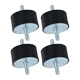 Vibrationshemmende Gummihalterungen | zylindrische Isolierhalterung für Werkstattmotoren - hochfestes Zubehör für schwere Maschinen