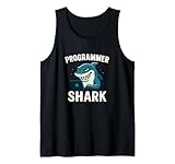 Programmierer Hai, lustiges Codierungs-Humor-Design Tank Top