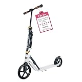 HUDORA BigWheel Style 230 Scooter - Stabiler Aluminium-Roller mit großer Trittfläche - Höhenverstellbarer & zusammenklappbarer Cityroller für bis zu 120kg - Tretroller für Jugendliche & Erwachsene