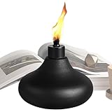 Nachfüllbare Fackel Canister - Tabletop Flamme Laterne, Outdoor Feuerbehälter | Durable Metalldesign, Perfekte Ergänzung Für Terrassendecks Atmosphäre Im Garten Sammeln Gartendekoration Abend