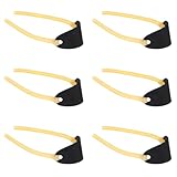 Bipl 6 Stück Steinschleuder Gummi, Profi Schleuder Gummi, Zwille Erwachsene Ersatzgummi, Schießspiele Ersatzgummi Steinschleuder, für Outdoor Hunting Catapults
