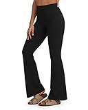 Promover Yoga Hose Damen Hohe Taille Bootcut Sporthose Strecken Activewear Hose Trainieren Bootleg Schlaghose Fitness Yogahose Flare Hose Aktive Freizeit Jazzpants