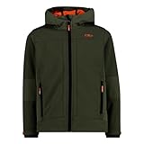 CMP - Kinderjacke mit fester Kapuze, Ölgrün-Khaki, 140