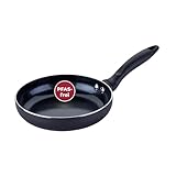 FACKELMANN Mini-Bratpfanne Essential Highrise Ø 14 cm – Ideal für kleine Gerichte, backofenfest, mit keramischer Antihaft-Beschichtung, Schwarz