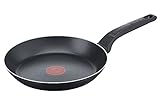 Tefal Easy Cook & Clean Bratpfanne 24 cm, Antihaftbeschichtung, Thermo-Signal Temperaturindikator, Schwarz, B5550433