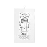 Vakuumbeutel Aufbewahrung - Platzsparende Vakuumbeutel - Staubdicht luftdicht transparentes Kleidungsdesign für Reise, Gepäck, Kleiderschrank, Koffer und