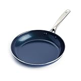 Blue Diamond Cookware Diamantstruktur Keramik Antihaft, 26 cm Bratpfanne, Eierbratpfanne, PFAS-frei, Spülmaschinenfest, Backofenfest, Blau