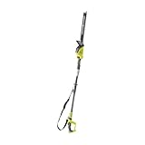 RYOBI 18V ONE+ Akku-Teleskop-Heckenschere OPT1845, 45 cm Diamant-Messer, 18 mm Schnittstärke, 135° Schneidkopf, ohne Akku und Ladegerät