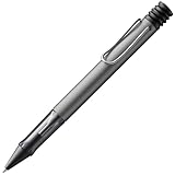 Lamy AL-star graphite Kugelschreiber - leichter Kuli mit transparenten, ergonomischen Griff & Gehäuse aus Aluminium - inkl. Großraummine M 16 in schwarz