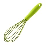 Silikon-Schneebesen zum Kochen, Hand-Eier-Mixer für Mehl, Kuchen, Ei, Mini-Schneebesen, Edelstahl, U-Kochstahl, Schneebesen, Backteig