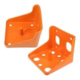 BESPORTBLE 2st Ziegelkasten Lecken Mineralsalzblockhalter Salzblock-futterspenderhalter Salzblockpfanne Tablett Für Salzblöcke Salzfutterspender Für Rinder Salzblock Für Pferde Orange Pp