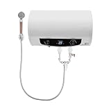 Tagtuell 35L Elektro Warmwasserspeicher, 2000W Wandmontage Warmwasserboiler Rostfreier, IPX4 Wasserdichtes Niveau und 25-75°C Einstellbare Temperatur