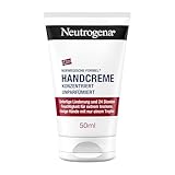Neutrogena Handcreme konzentriert unparfümiert, beruhigende Feuchtigkeitscreme mit 40Prozent Glycerin + Vitamin E, sofort feuchtigkeitsspendende Handcreme für sehr trockene Hände 50 ml