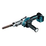 POOIQX Bürstenloser Li-Ion-Bandschleifer, kabellose Schleifpapiermaschine mit Variabler Geschwindigkeit, 530 W,Bequem Und Stabil