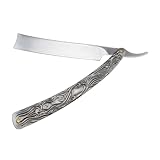 PRETYZOOM Alte Manuelle Rasierklinge aus Hochwertigem Langlebiger Bart Gesichtshaarentferner mit Metallgriff Kompakt und Handlich für Präzises Rasieren Unterwegs