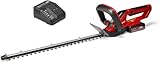 Einhell Akku-Heckenschere GC-CH 1855/1 Li Kit Power X-Change (18 V, 55 cm Schnittlänge, 18 mm Zahnabstand, drehbarer Handgriff, Schnittgutsammler, inkl. 2,5 Ah Akku & Ladegerät)
