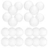 CORHAD 30 Stück Teiliges Glas Klare Glaskugeln für Chinesisches Dame Spiel Dekoration Runde Murmeln mit Hochglanz oberfläche für Spiele und Bastelprojekte