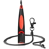ACME Hundepfeife No. 211,5 (Update 2023) mit GRATIS Pfeifenband in matt-schwarz | Alpha | Ideal für den Rückruf | Große Reichweite | Frequenzstandardisiert (Black/DG Orange)