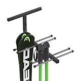 QLS Skihalterung Skiwandhalter Skihalter Skiträger Skiaufbewahrung Skistöcke N4 Für 4 Paar