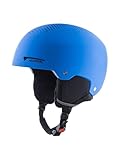 Alpina ZUPO - Sicherer, Stoßabsorbierender, Belüfteter & Schlagfester Skihelm Für Kinder, Blue matt, 51-55 cm