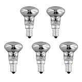 Diheohg Lava Lampe E14 R39 30W Strahler Schraube in GlüHbirne Klarer Spot GlüHbirnen Lava GlüHlampe 5 StüCke