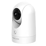 Foscam R8M drehbare und schwenkbare 4K 8 MP Dual-Band WLAN Innen-Überwachungskamera mit Radarerkennung und Auto-Tracking Funktion