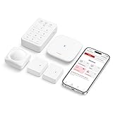 X-Sense Alarmanlage Haus & Wohnung AS05, WLAN Türalarm und Fensteralarm mit App, Smart Alarm-Set mit Türsensor und Fenstersensor, Bewegungsmelder, Home Keypad mit Paniktaste, Funktioniert mit Alexa