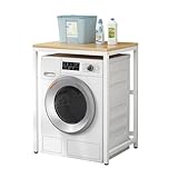Waschtisch mit Trocknerhalter, Waschmaschinenaufbewahrungseinheit, Waschmaschinen-Lagerregal, geeignet für Badezimmer, Küche, Balkon, Waschküche (Color : C, Small