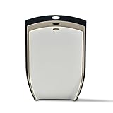 MRDLKNX Schneidebretter aus Kunststoff für die Küche, groß, mittel, klein, schmal, Küchenutensilien mit einfachem Griff für Fleisch, Gemüse und Obst, 3 Stück